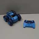 MaxTronic Amphibious Remote Control Car,Rechargeable RC Cars Toy 360 Flips Rotation Stunt Crawler 15KM/H 4WD All Terrain Outdoor Indoor Toy for Kids Boys Girls 3-12 (Blue)