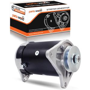 New 12V Starter Generator Compatible with EZ GO Golf Cart 4 Cycle Engine Turf Utility Industrial Cart Medalist GSB107-10B GSB107-10C 25533-G01 26993-G01 27065-G01