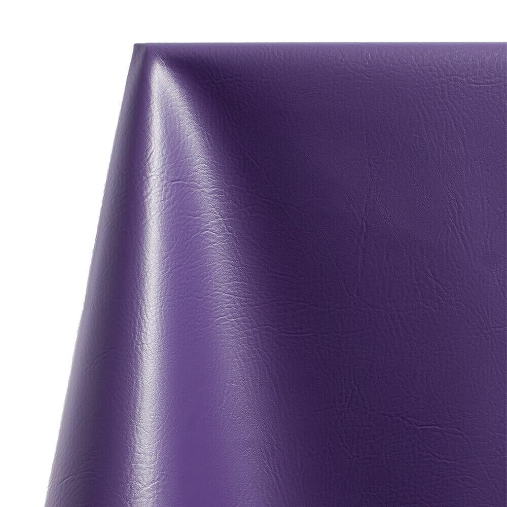 Majestic Giftware PVC Faux Leather Fabric, 54x216 Inches, Purple