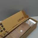 Forbena Walnut Brown Nursery Bookshelf Wall Mounted, Wooden Floating Book Shelves for Wall, Nursery Hanging Bookshelves for Baby Toddlers Kids Room Bedroom (Pine Wood, Walnut Color, 4-Pack) (16.5 Inch)