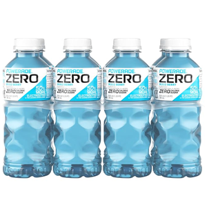 POWERADE Electrolyte Enhanced Zero Sugar Mixed Berry Sports Drink, 20 Ounce (Pack of 24) Best By 07/28/25