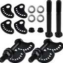 Upgrade Camber Bolt Kit Compatible With Chevy GMC Cadillac 1999-2019 Silverado Sierra 1500 2500 3500 Escalade Colorado Avalanche Tahoe Yukon,Front Upper arm alignment,4PCS Cam Bolt 1.5 Degree
