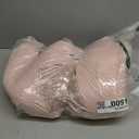 Pink Soft Cotton Travel Neck Pillow -Ergonomic Support for Child and Adult Car Seats, Cozy Compact Pillow for Long-Distance Travel Essentials