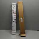 Aluminum Mini Blinds for Indoor Windows Cordless 1In No Holes 100% Privacy Protection L-Shaped Slats Room Darkening Horizontal Window Blinds for Office,Home, White, Custom Size