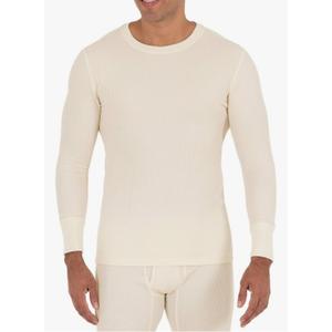 Fruit of The Loom Mens Recycled Waffle Thermal Underwear Crew Top, Size XL