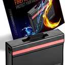 The Good Stuff Fireproof Document Box for Legal Documents, Passports, Cash, and Contracts, 5" x 11" 3.5" / 2000 Protect Your Notebooks, Binders, Folders, and Contracts