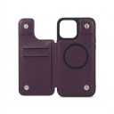 SkyEagle for iPhone 13 Pro Max Wallet Case with Card Holder Compatible with Magsafe Kickstand RFID Blocking Flip Cover Credit Card Slots PU Leather Men Women Phone Case for Apple 13 ProMax,Purple