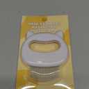 Leo's Paw The Original Pet Hair Removal Massaging Shell Comb Soft Deshedding Brush Grooming and Shedding Matted Fur Remover Dematting tool for Long and Short Hair Cat Dog Puppy Bunny (White)