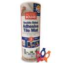 MusselBound Adhesive Tile Mat with Spacers - a Strong Double-Sided Adhesive that Replaces Messy Mortar. Clean, Easy, No-Stress Way to Install Real Wall Tile. Lower Total Cost Than Peel & Stick Tiles