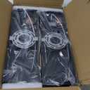 4 Packs Modern Exterior Lighting Fixtures, Black LED Outdoor Porch Wall Light, 16 in Long Outside Lights for House, Front Door, Patio, Waterproof Outdoor Sconce Lights, 3000K Warm White 12W (15.7IN(40CM)-4 PCS)