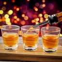 Shot Glasses Bulk 36 Pack 1.7oz / 50 ml Clear Shot Glass with Heavy Base Shot Glasses Bulk for Whiskey, Tequila, Vodka, Liqueur, Bars Gift Box