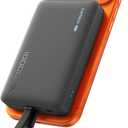 CUKTECH Magnetic Power Bank, 10000mAh Portable Charger, 20W Fast Charging & 7.5W Wireless, Built-in USB-C Cable, Battery Pack for iPhone 15/16/17 Series, Samsung, for Travel, Work & Daily Use