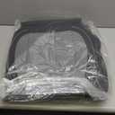 LINGVIDO Car Seat Covers, Breathable and Waterproof Faux Leather Automotive Seat Covers for Cars SUV Truck Sedan,Universal Anti-Slip Seat Cover with Backrest (Front Seat, Gray+Black)