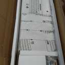 37 Inch White Desk Hutch Dorm Top Only with Felt Board for College