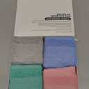 Bulinlulu Bamboo Viscose Diabetic Socks, 6 Pairs Non Binding Ankle Socks, Reinforced Toe, Size 6-9/9-11/13-15 (Medium, Pale Orange/Cyan/Pale Blue/Turquoise/Purple/Maroon)