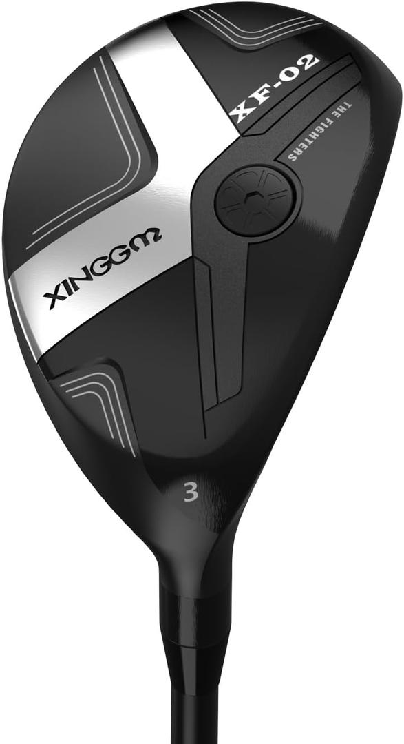 XINGGM Golf Hybrid Golf Clubs for Men,Premium RH 3 Hybrid/4 Hybrid/5 Hybrid Golf Club & Utility Golf Clubs Easier Green Approaches and Precise Landing Control (Graphite, 3 Hybrid, Stiff, Right)