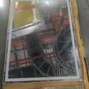 SBAGNO 24x32 LED-Bathroom-Mirror-with-Bluetooth, Dimmable-Lighted-Bathroom-Vanity-Mirror-with-3-ColorsBacklit + Front Lit, Memory Function, Anti-Fog, Tempered Glass, Horizontal/Vertical