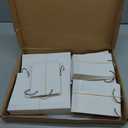 6 Pcs Foldable Multi-Height Buffet Risers and Stands, Food Risers for Buffet Table, 12" White Cardboard Cylinder Stands with Acrylic Plates, Tall Cake Stand Cupcake Stand for Party, 2 Different Sizes