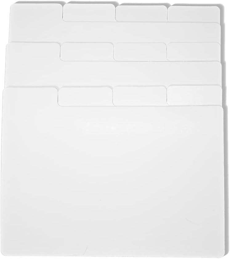 Greeting Card Organizer Dividers - 12pcs Card Dividers for Organizer Box, Blank Index Dividers for 9x7 Box, Keep Your Cards Sorted and Easy to Access
