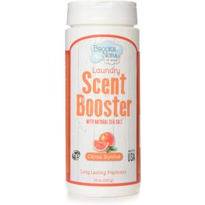 B&N All Natural Brooke & Nora at Home Laundry Scent Booster Made with Natural Sea Salt, Citrus Sunrise, 18 Ounce