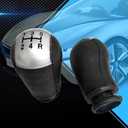ROYWOO 5 Speed MT Gear Knob for Car Fit for Ford Focus Fit for Mondeo MK3 Fit for S-MAX Fit for C-MAX Fit for Mustang Fit for Galaxy Fit for Fiesta MK6 Fit for Transit