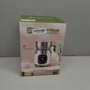 Milk Frother, Variable Temp and Froth Thickness DualFro 600 Milk Frother Steamer, 21OZ Touch Control Milk Warmer, Dishwasher Safe, Memory Function for Latte&Hot (White)