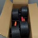 Wagon Carts Foldable 460LBS Weight Capacity Collapsible Wagon with Big All-Terrain Wheels, Heavy Duty Beach Wagons Cart with Cup Holders for Camping, Garden, Sports, Grocery-Black