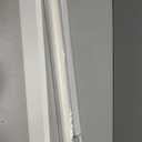 LazBlinds No Drill Zebra Blinds for Windows 35.5" W x 72" H, White