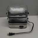 Evoloop Rapid Egg Cooker Electric 12 Eggs Capacity, Soft, Medium, Hard Boiled, Poached, Omelet Maker Egg Poacher & Vegetable Steamer, BPA Free Tray (Silver)