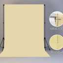 Tan Portrait Backdrop 8x10ft Zoom Meeting Photo Studio Shooting Props