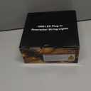 Cluster Lights Christmas 1000 Led Fairy Lights Green Wire 108FT Twinkle Lights with Remote 8 Modes String Lights Timer Plug in Firecracker Fairy Light for Outdoor Valentines Day Decorations,Warm White