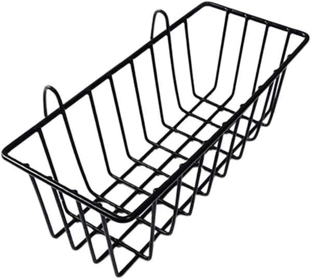 Grid Hanging Basket, Iron Wall Mounted Shelf Innovative Flower Pot Shelf, Small Items Display Rack Indoor Pendant for Kitchens/Pantries/Laundry Rooms/Closets/Bathroom