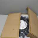 Honiway 21 inch Black Wall Decor Vintage Mirror, Boho Style, Wooden Frame, Easy to Hang, Ideal Gift