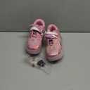 Wooowyet LED Roller Skate Shoes for Kids Boys Girls Light Up Fashion Sneakers Wheels Wheeled USB Rechargeable Hook&Loop Shiny Pink Little Kids, Size 33