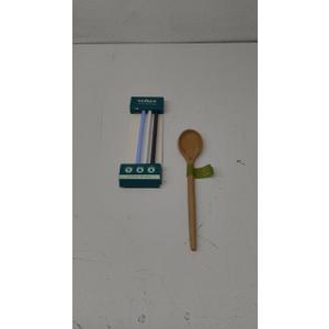 Solid Spoon 3 Pack Straws
