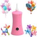 Balloon Pump Electric - Portable Air Balloon Pump for Long Balloons, Balloon Blower Inflator Machine for Twisty, Animal Classic Round, Foil, Latex Balloons