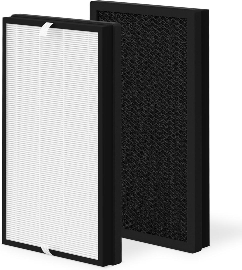 Fette Filter - AP-C500FL 3-in-1 True HEPA Replacement Filter Compatible with Homedics Smart Console Air Purifiers models AP-C500, AP-C550. Pack of 2 Replace Part # C500FL