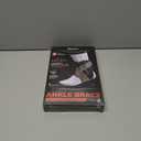 Welnove Ankle Brace: Ankle Stabilizer Brace for Women & Men, Ankle Support Sprained for Achilles,Tendon,Sprain,Injury Recovery, Comfortable Compression & Breathable Design (S, J-shaped plate)