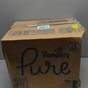 Pampers Pure Baby Diapers, Size 2 (12-18 lbs), 186, Up to 100% Leakproof, Premium Hypoallergenic Soft Diapers