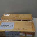 LOAKEKEL Narrow End Table Living Room with Charging Station, Skinny Side Table with Fabric Drawers, Slim Nightstand for Bedroom, Small Spaces, Couch, Rustic Brown, HETNDP03PBR-1