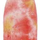 WDIRARA Women's Tie Dye Y2K Vintage Split Spaghetti Bodycon Dress E-Girl Aesthetic Grunge Dress (M)