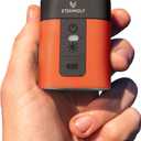 ETENWOLF AIR 3 Air Pump for Inflatables with 2600 mAh Battery & Camping Light, Ultra-Fast and Mini Electric Air Pump, Inflate Deflate for Air Mattress, Pool Floats, Vacuum Storage Bags, Vivid Orange