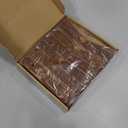 DiliComing Velvet Ornaments Christmas Tree Bows - 6 Pcs Brown Christmas Bows for Gift Wrapping Crafts 15 x 23 Inch Crafts Holiday Decor for Tree Garland Topper Wedding Party Home Decorations Indoor