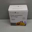 5 PCS Large Fruit Containers for Fridge - Leakproof Food Storage Containers with Removable Colander - Dishwasher & microwave safe Produce Containers Keep Fruits, Vegetables, Berry, Meat Fresh longer