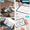 Stylus Pen for iPad 2025-2018 Faster Charge Apple Pencil with Tilt Sensitivity & Palm Rejection & Magnetic Compatible iPad 11/10/9/8/7/6, Pad Air 3/4/5, Pro 12.9"/11", Mini 6/5, M2/M4 White