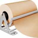 DIY Crew 18 Inch Paper Roll Dispenser and Cutter - Heavy-Duty Wall Mountable, Non Slip Tabletop - Kraft, Freezer, Butcher Paper - Up to 1000ft Rolls
