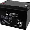 ML75-12INT -12 Volt 75 AH, Internal Thread (INT) Terminal, Rechargeable SLA AGM Battery