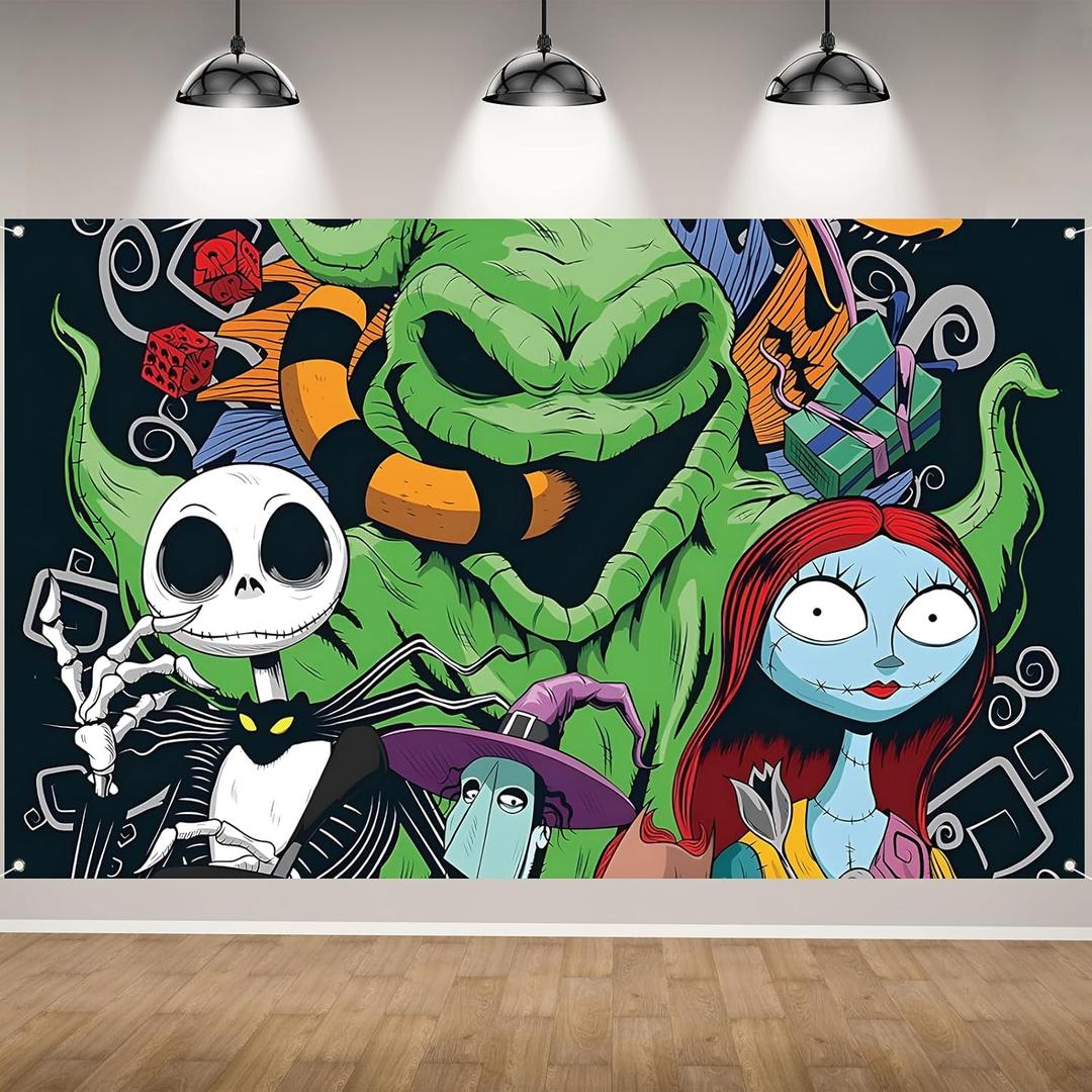 Christmas Photo Backdrop Christmas Banner Halloween Birthday Party Decorations and Supplies for Home