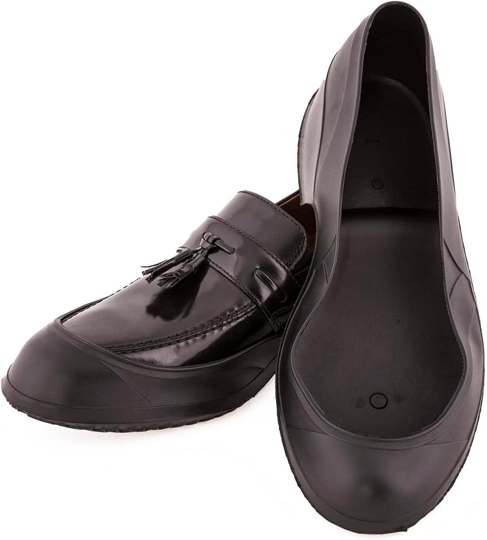 Tingley Men's Commuter Stretch Overshoe (8.5-10 Women/6.5-8 Men, Black)