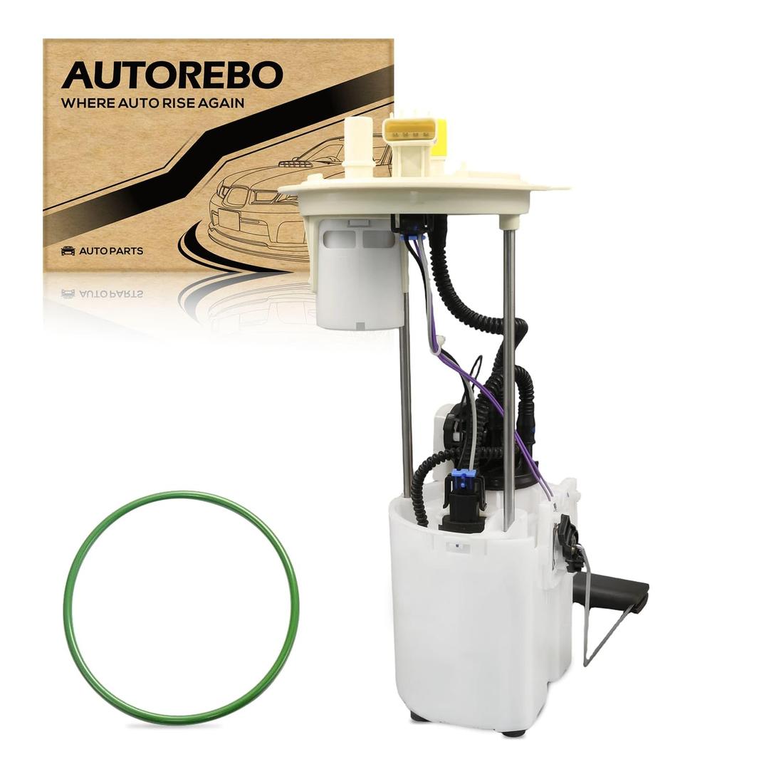 Electric Fuel Pump Module Assembly with Sending Unit Pressure Sensor Compatible with Cadillac Escalade Chevrolet Tahoe GMC Yukon 2004-2007 4.8 5.3 6.0 6.2 V8 Gas 3-Tube # SP6025M 19256621 E3581M
